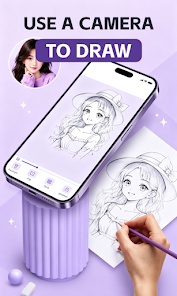 Painting Realm AR coloring screen