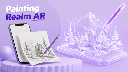 Painting Realm AR home screen